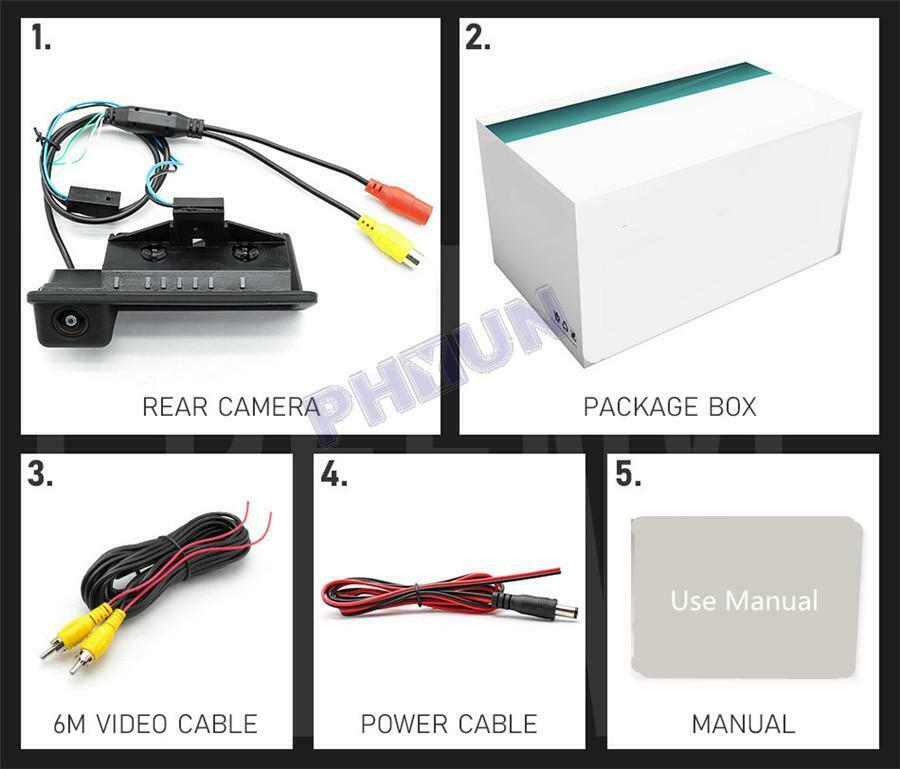 Car Trunk Handle Rear View Camera For BMW E90 E91 E92 E93 E82 E88 E53 X1 X5 X6