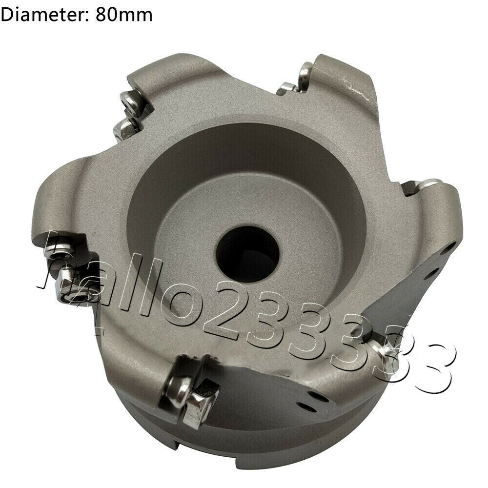 1PC TRS 6R80-27-6T 6R80mm 6Flute face milling cutter FOR RDMT1204 Carbide insert