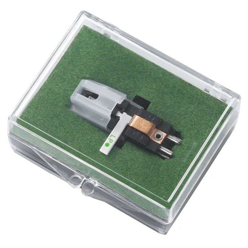 Turntable Needle Stylus Ruby and Sapphire Dual Needle Stereo Stylus for Lp VinM8