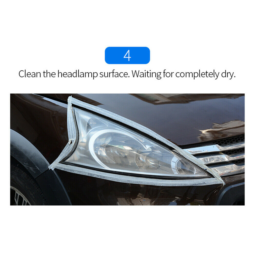 Car Headlight Lens Repair Tools Kit with 30ML Care Polishing Anti-scratch Liquid