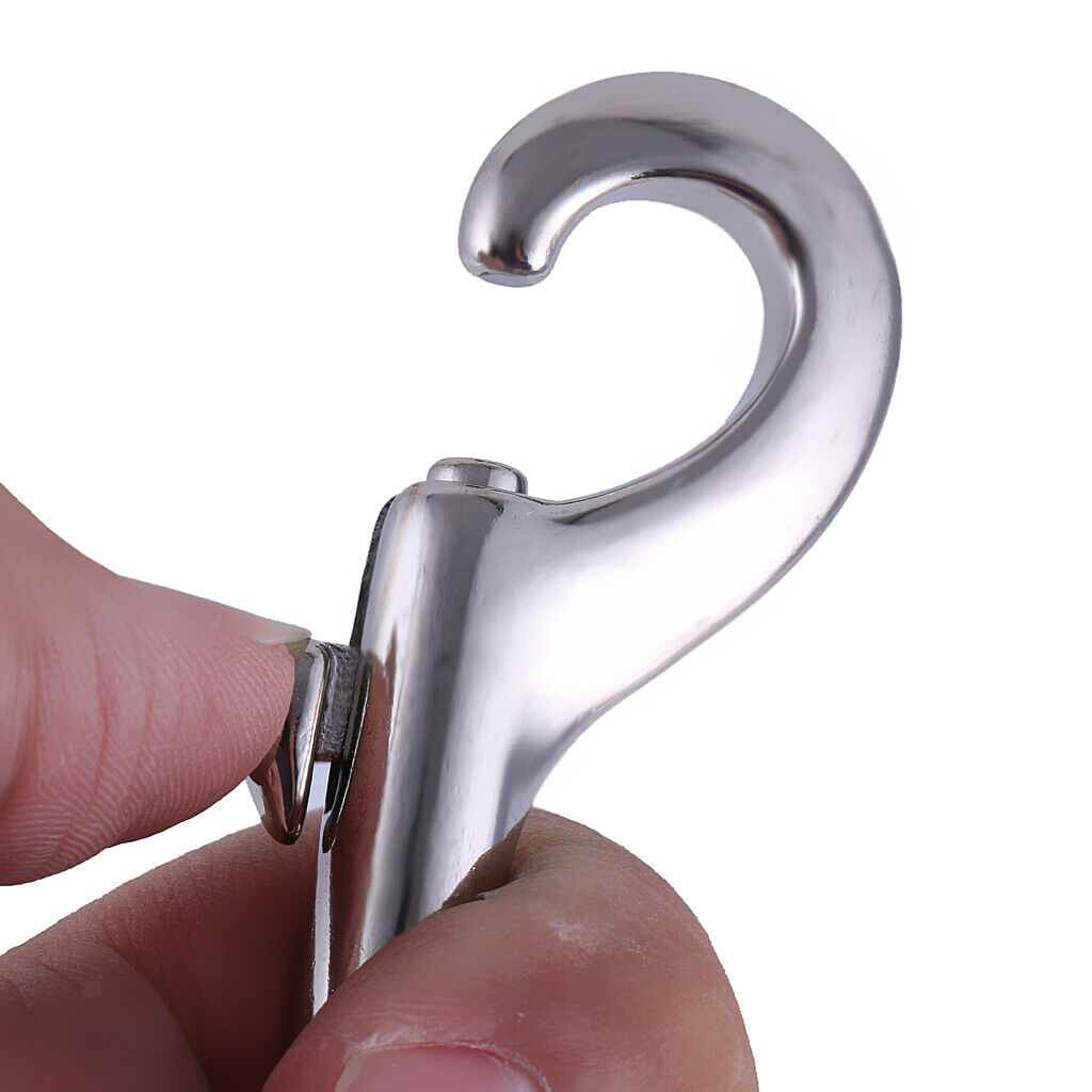 2x Scuba Diving Underwater Double End  Snap Buckle Metal Clip Key Holder