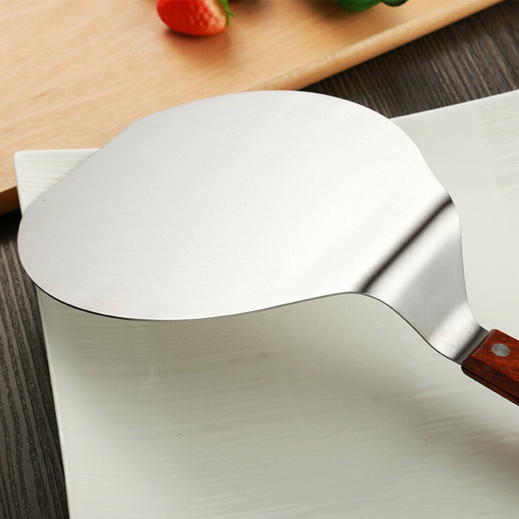 2pcs 13 inch Pizza Peel w/ Wood Handle Pizza Shovel Lifter Baking Tools