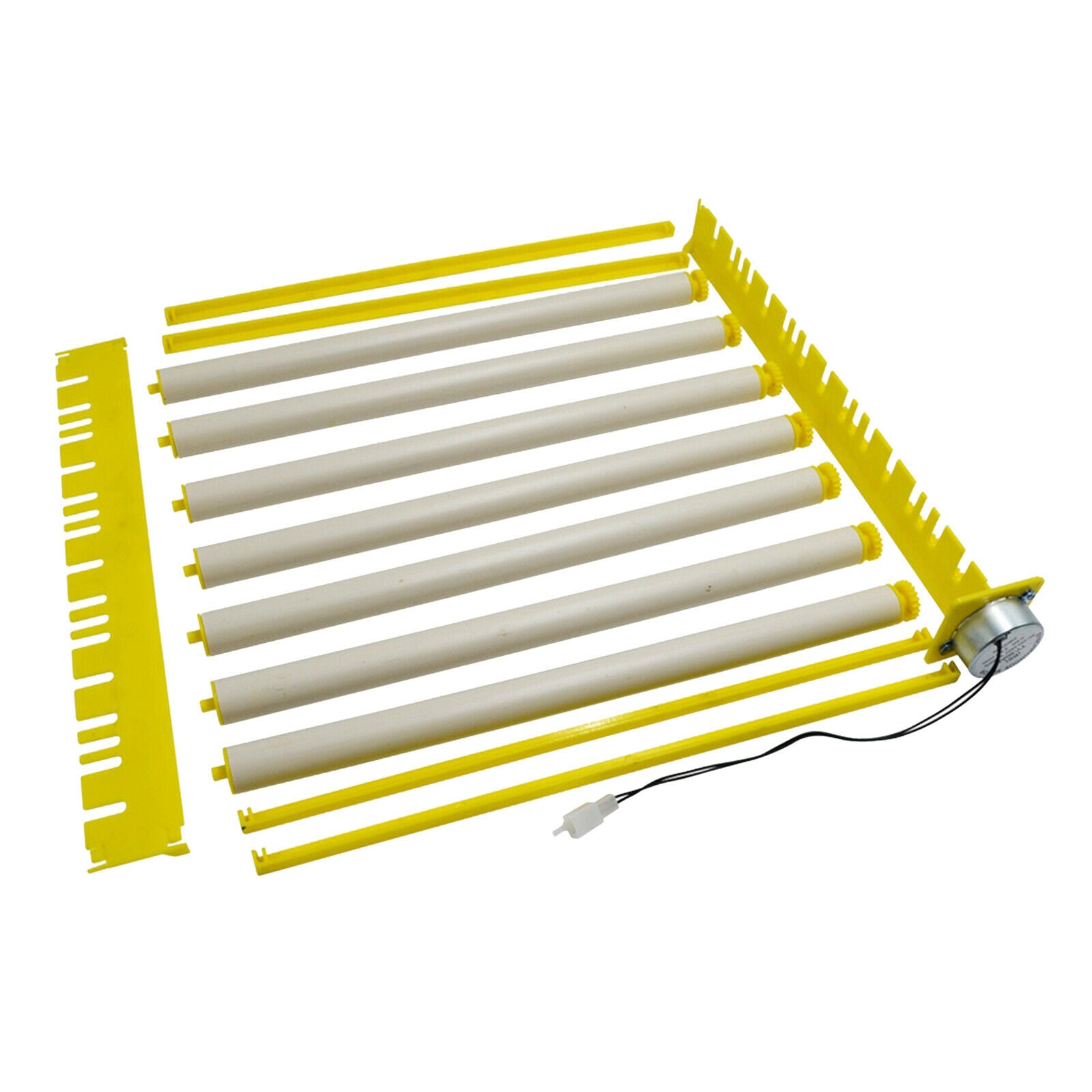 Egg Incubator Tray Automatic Egg Turner for Chicken Duck Pigeon 220V 7 Tubes