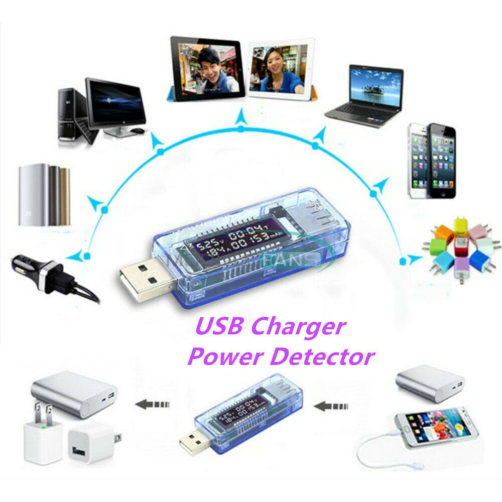 USB Charger 3A Medical Power Detector Test Of battery of Current&Voltage Tester