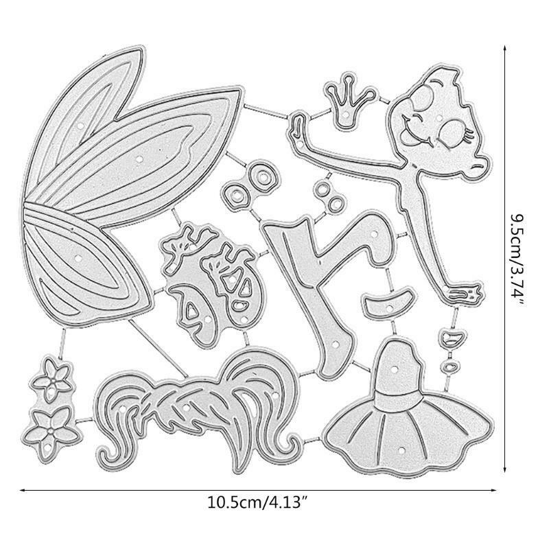 Fairy Metal Cutting Dies Stencil Scrapbooking DIY Album Stamp Paper Card Mold