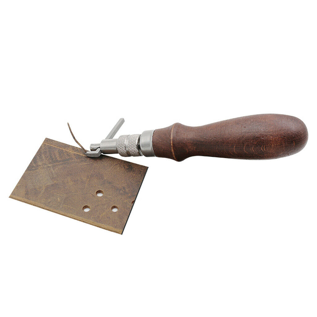 1pc New Leathercraft Stitching Groover Skiving Crease Leather Working Tool
