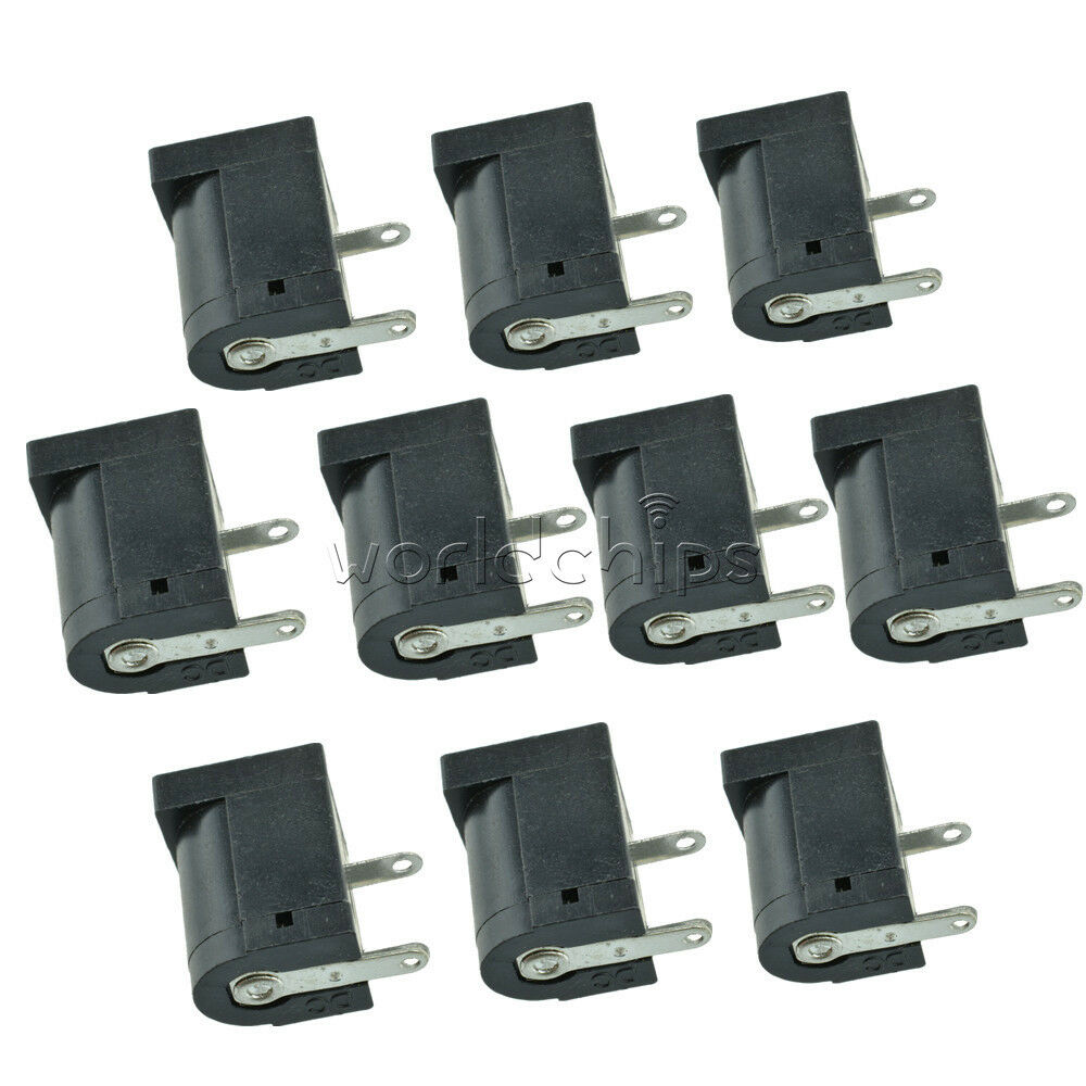 100PCS DC-005 Electrical Jack Socket Power Outlet Audio Video Connector 5.5x2.1