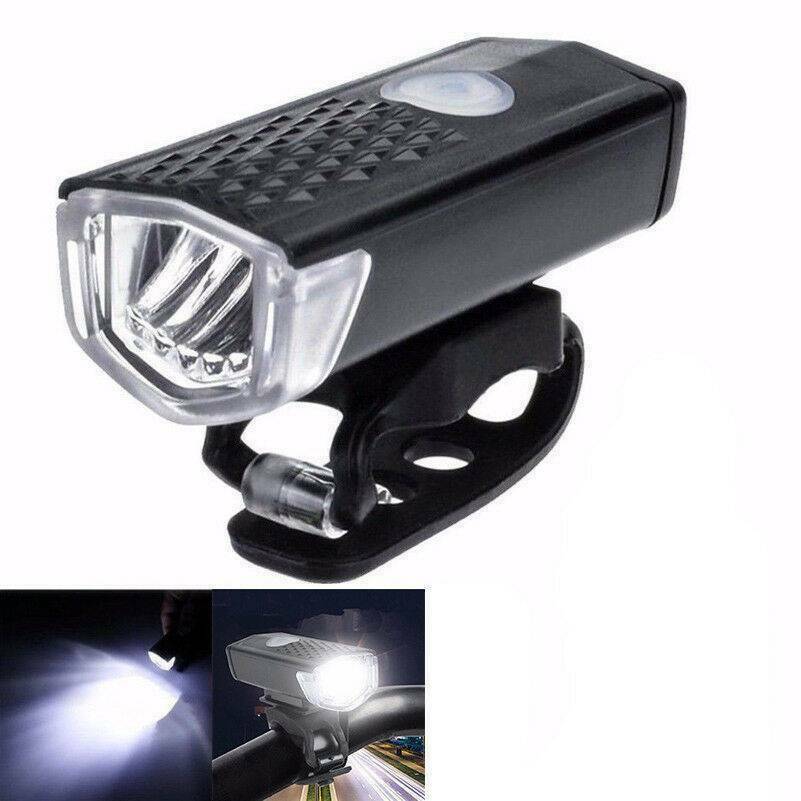 300LM LED Rechargeable Bright Bycicle Light Headlamp Headlight Bike Lamp Torch