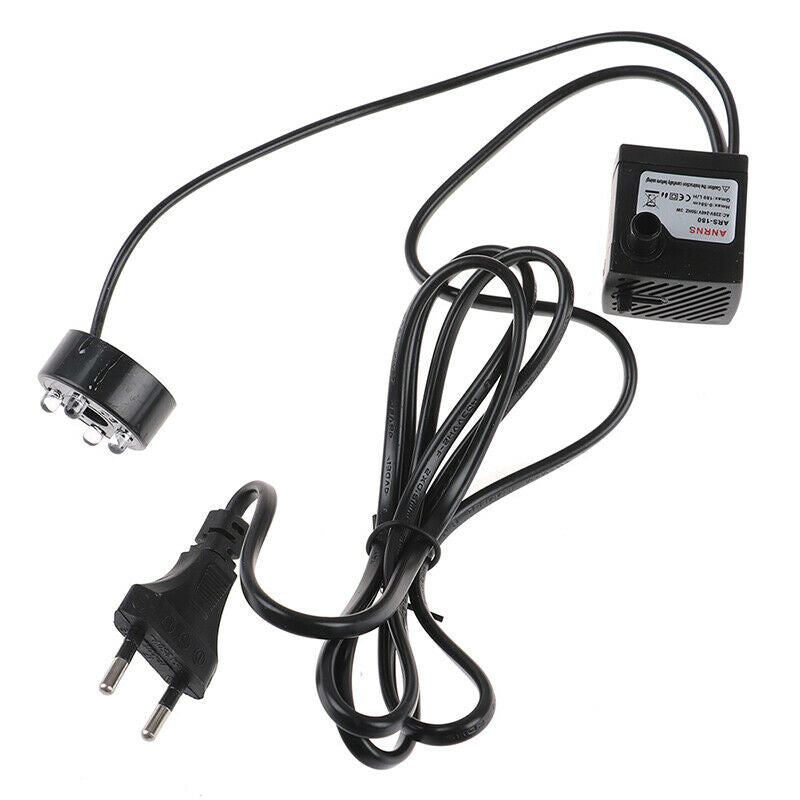 AC 220V 3W Submersible Water Pump LED Aquarium Fountain Fish Pond Tank EU P SJ