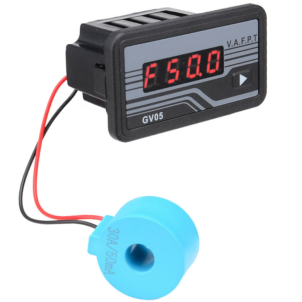 Digital Volt Amp Watt Generator Ac 220V Hour Power Frequency Meter Tester