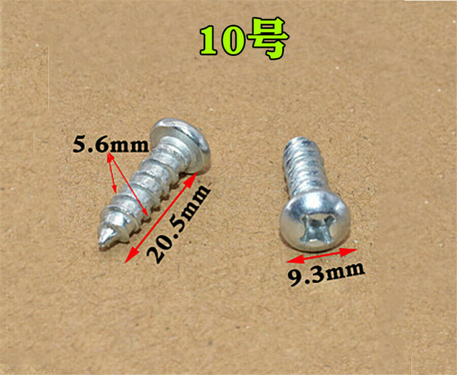 220Pcs Mixed Car Fender Screws M4 M5 M6 Rivet Fastener cross self tapping Screws
