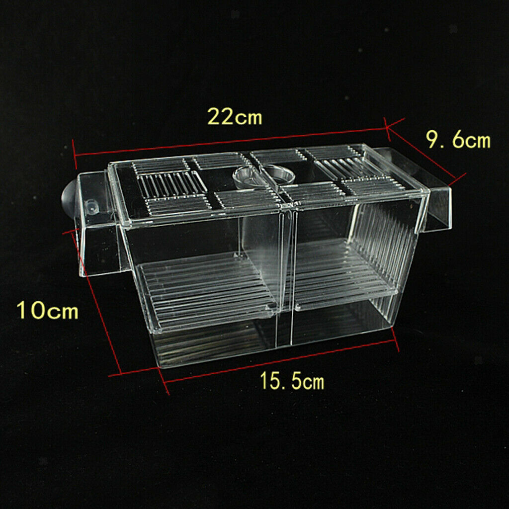 2x Floating Fish Isolation Box House Injured Or Aggressive Fry Fish