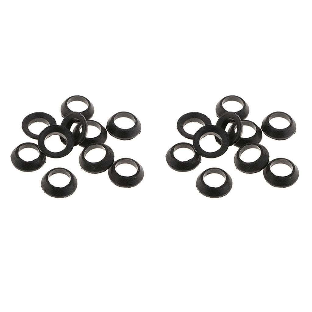 20pcs Rubber Spacer Trim Ring Winding Check Fishing Rod Building Accessories