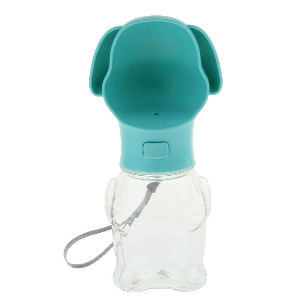 2 in 1 Dog Water Bottle, Leak-Proof Portable Dog Cat Travel Water Cup with Bowl