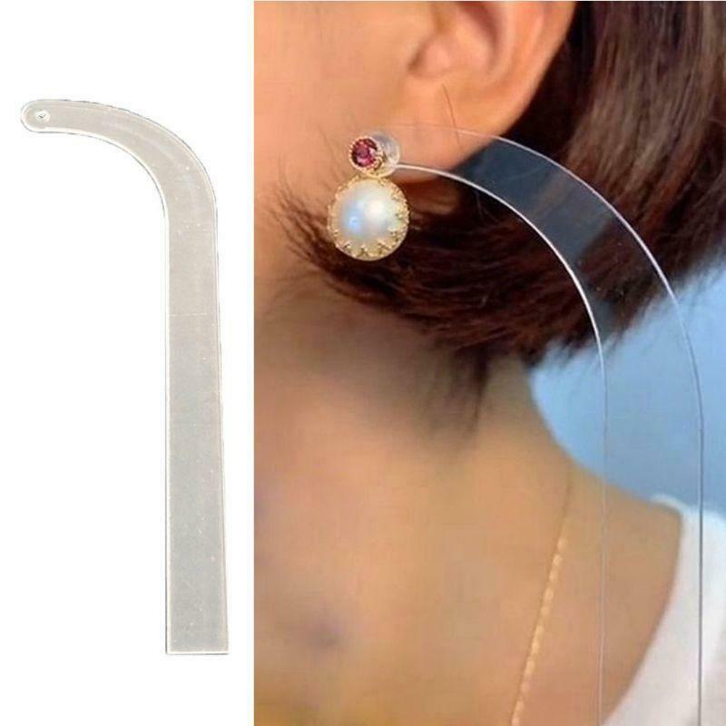 10 Acrylic Earrings Fitting Bar Earring Wearing Effect Stick Fast Try On Display