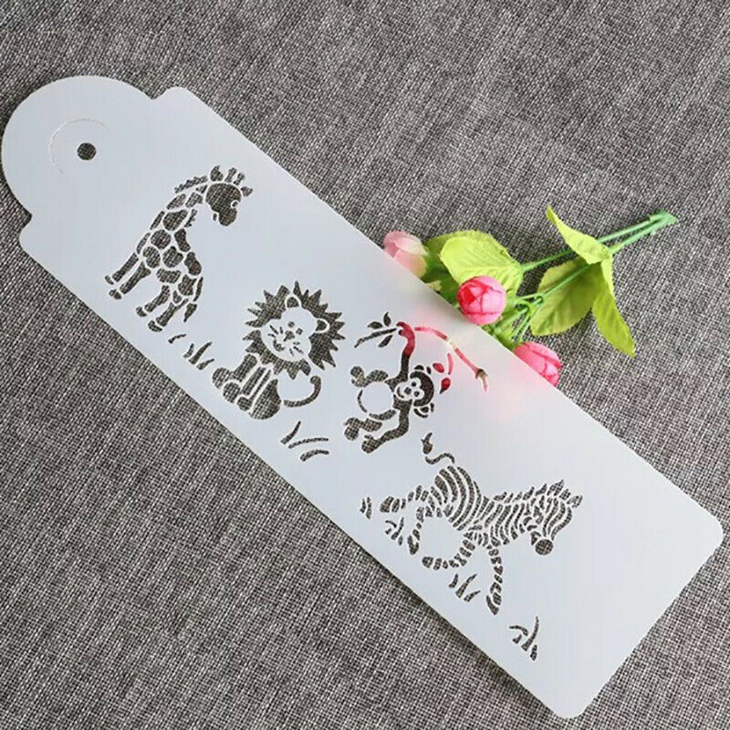 Cute Animal Cake Airbrush Painting Art DIY Home Decor Crafts Stencil Temp.l8