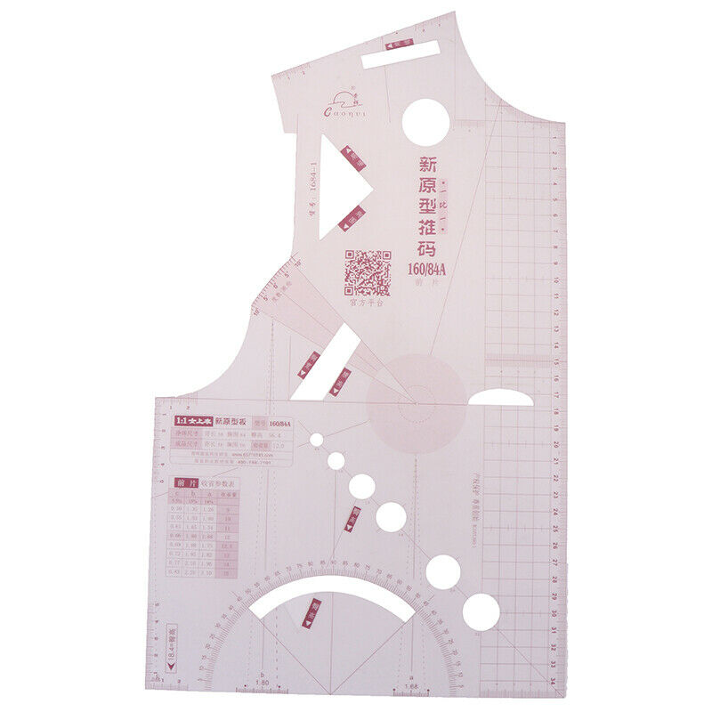 1:1 Fashion Design Ruler Teching Apparel Drawing Templete Garment PrototyperBDA