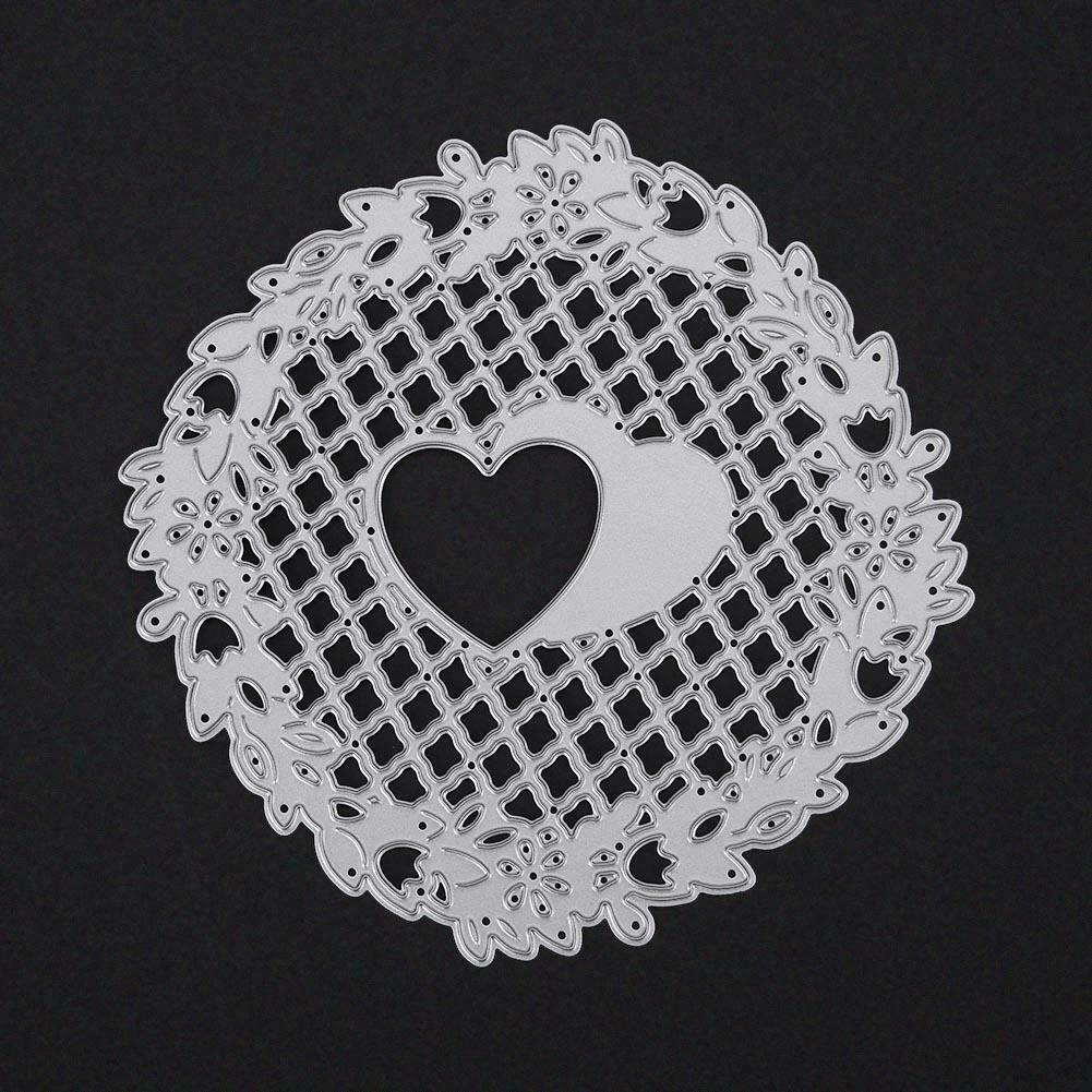 Love Heart Hollow Metal Cutting Dies Cut Stencil DIY Scrapbook Album Craft @