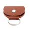 Guitar Keychain Collects Brown Leather Holder Bag