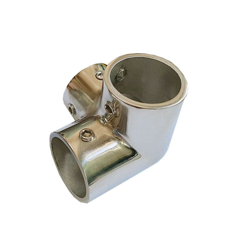 Boat Handrail Rail Tee Fitting 1 inch 90 Degree 3 Way Corner Elbow