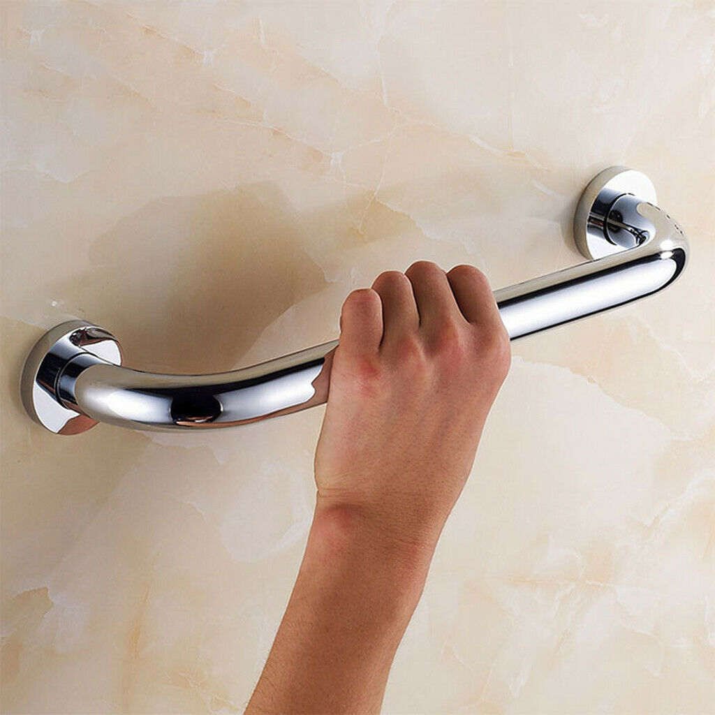 Stainless Steel Bath Grab Bar Heavy Duty Wall Grip Handle Towel Rail 530mm