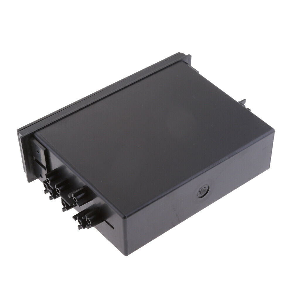 1x Black Car Single Din Audio Stereo Replacement Pocket Storage Box