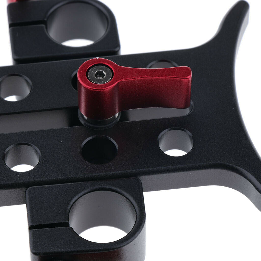 Lens Support 15mm Rod Clamp Block for 5D2 5D3 DSLR Rod Support Rail System
