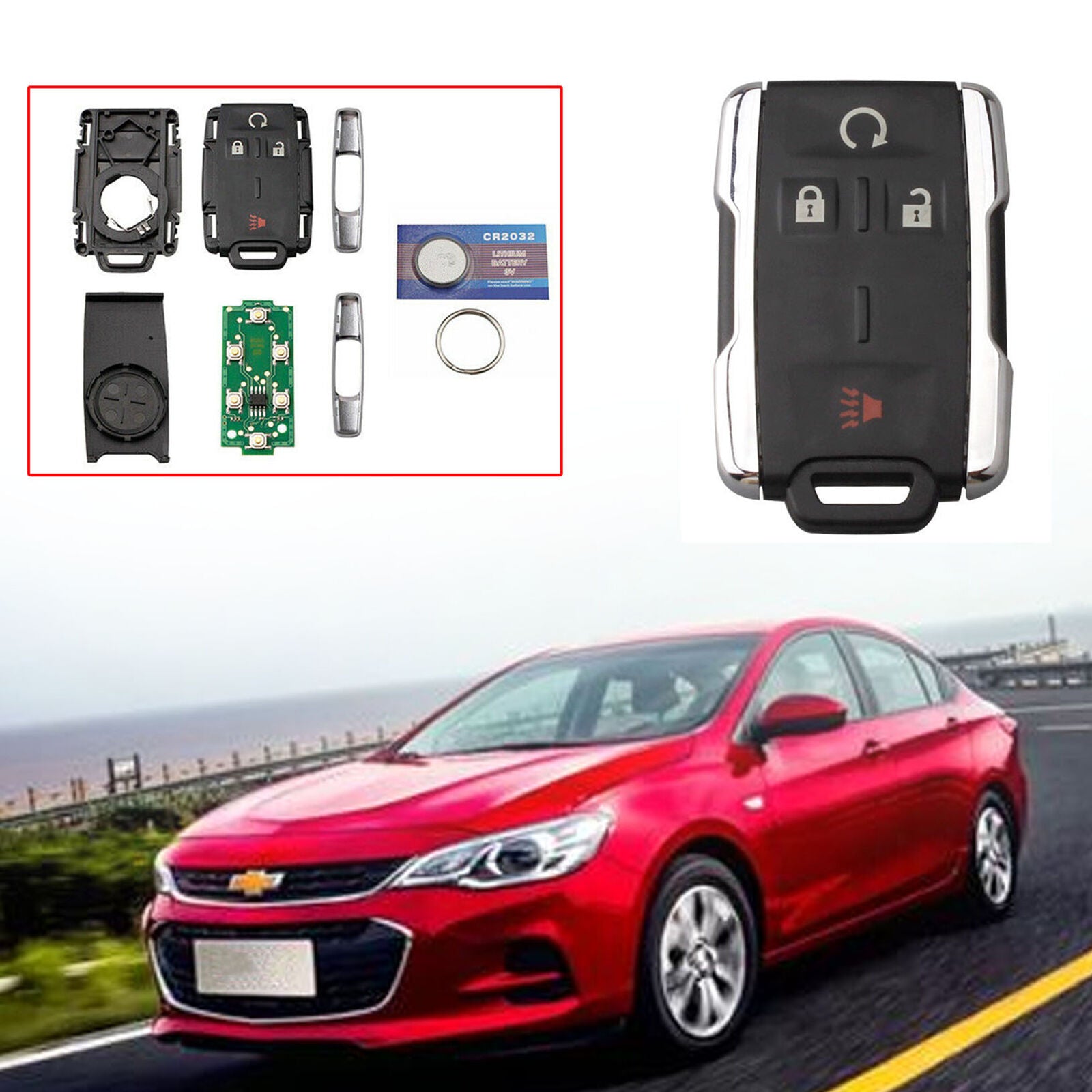 2014-2018 For Chevy Silverado New W/ Factory Electronics Remote Key Keyless Fob