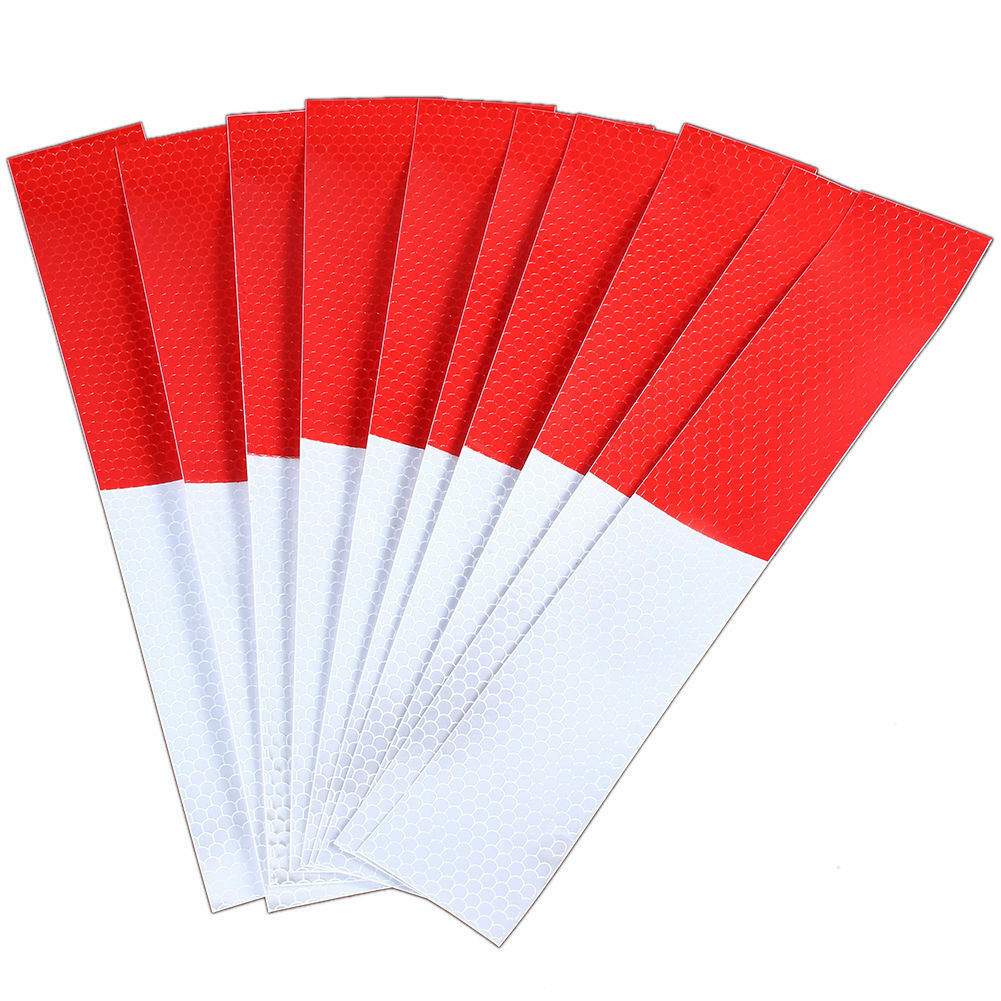 20 Foot Roll  Reflective Conspicuity Tape wihte red 6m=20’ CCC=DOT-C2 20pcs 2”