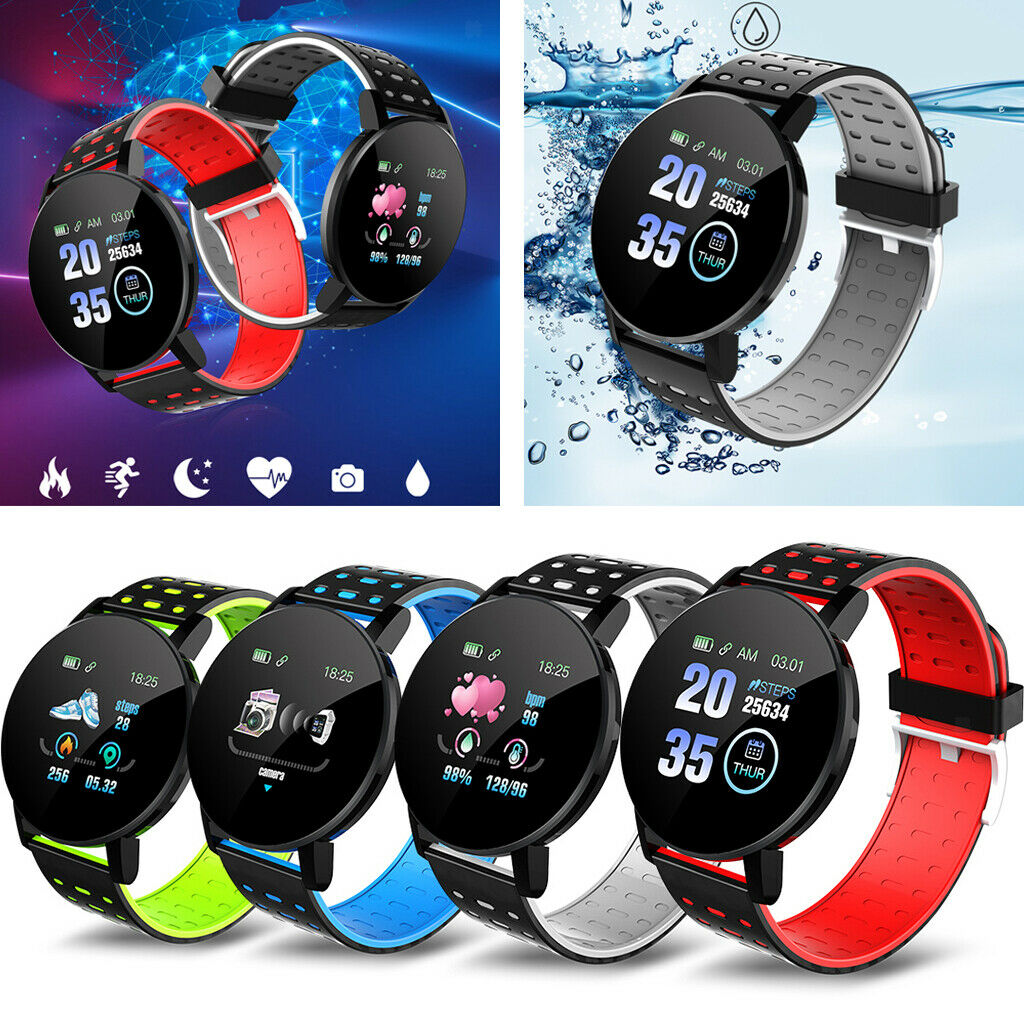 2x 1.3'' Screen Smart Watch Bracelet Watch Fitness Tracker Fitness Tracker
