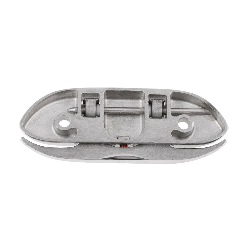 Stainless steel cleat 118mm foldable