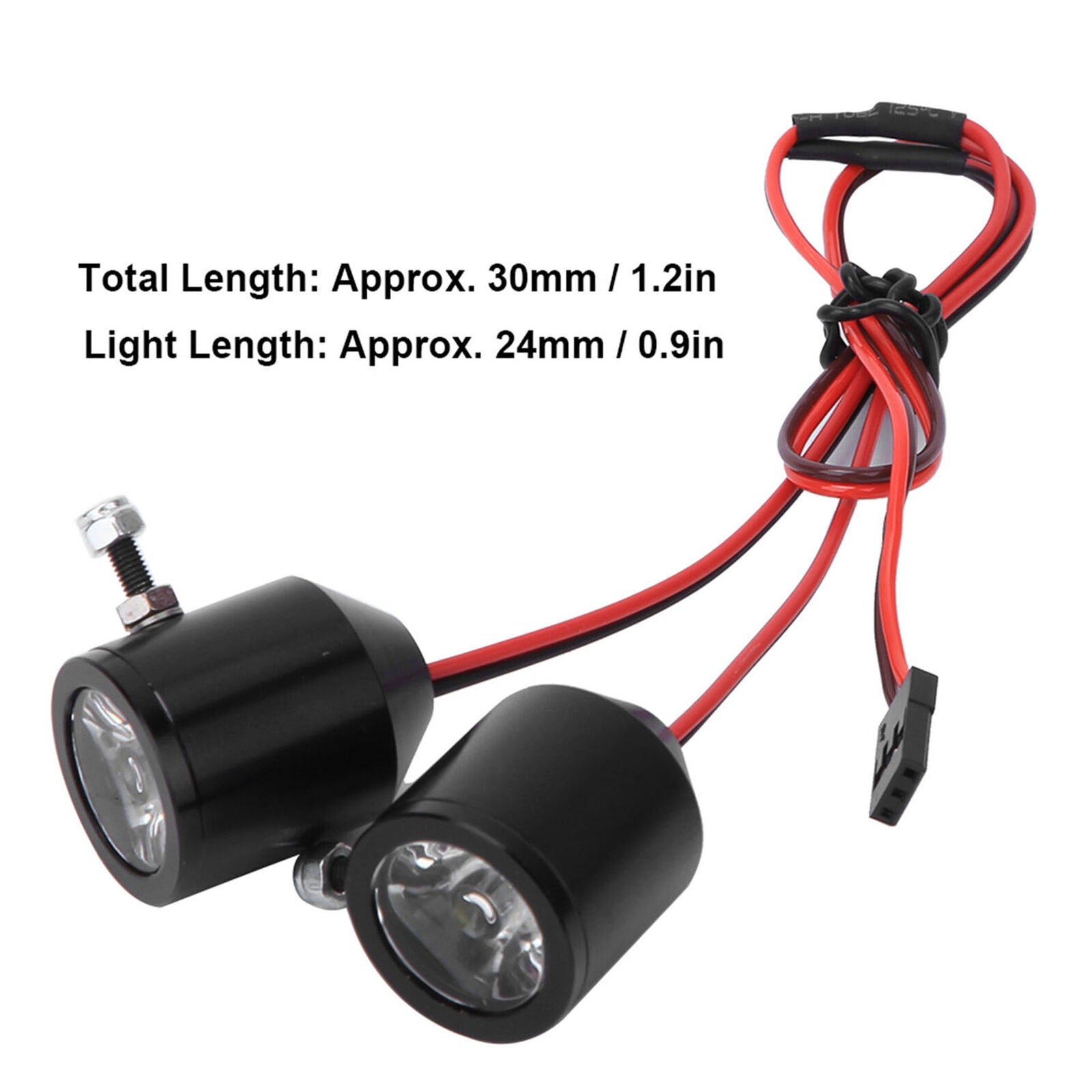 3W Searchlight LED Light For 1/10 Traxxas TRX4 SCX10 D90 RC Truck Crawler Car