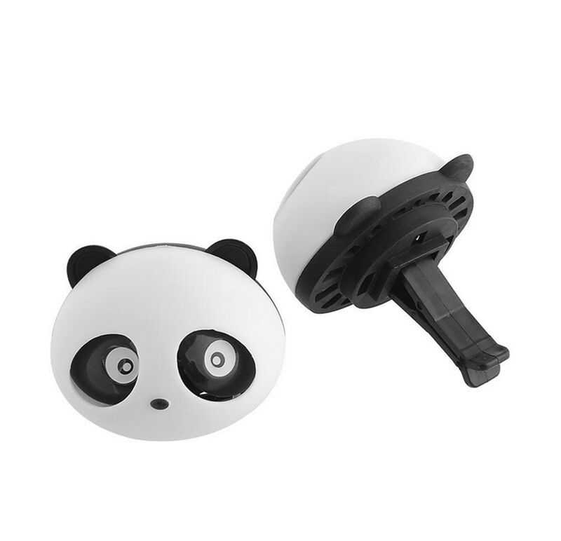 2X Decor Auto Dashboard Air Freshener Blink Panda Perfume Diffuser For Car BDAU