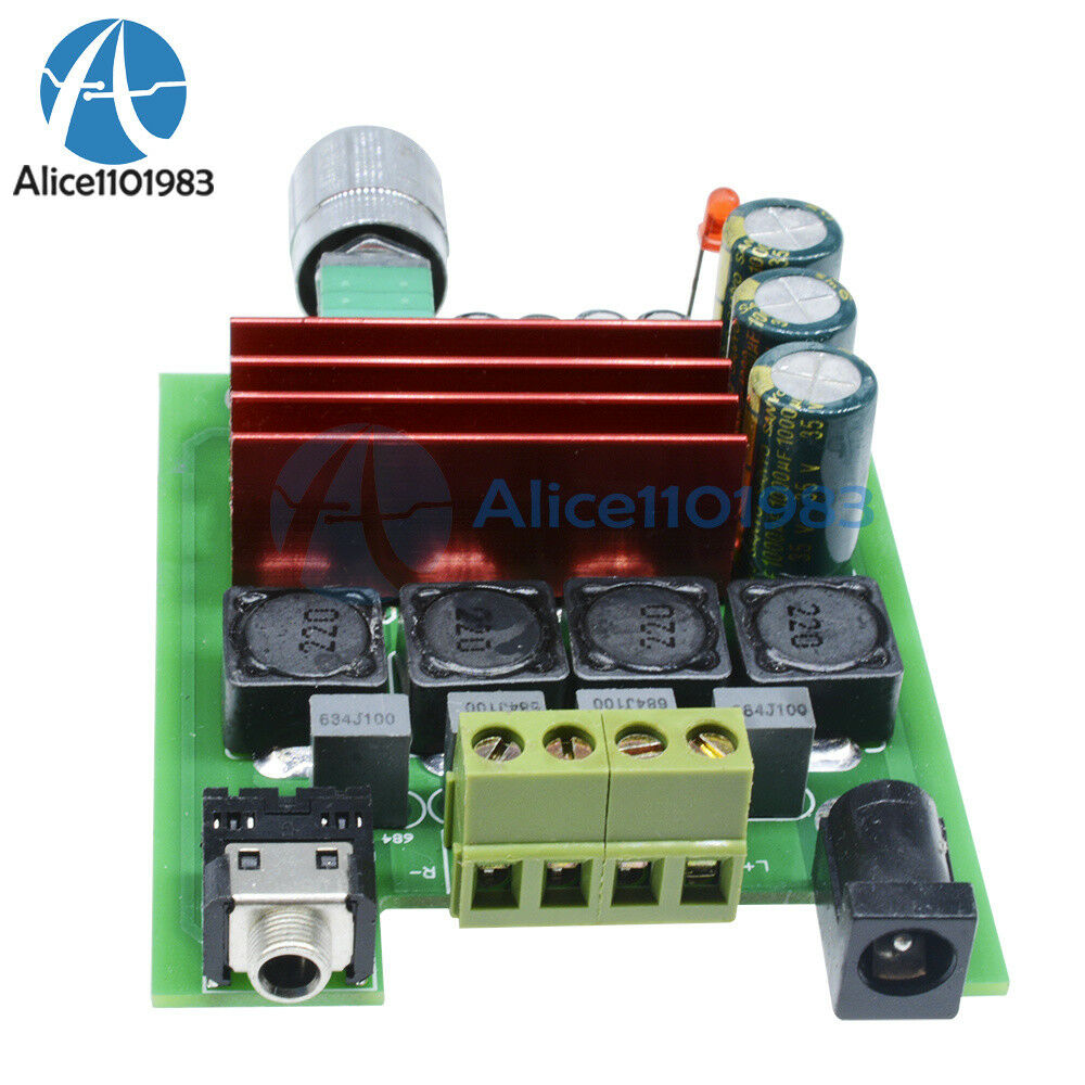 TPA3116D2 100W Subwoofer Digital Amplifier Board NE5532 OPAMP 8-25V Audio Module