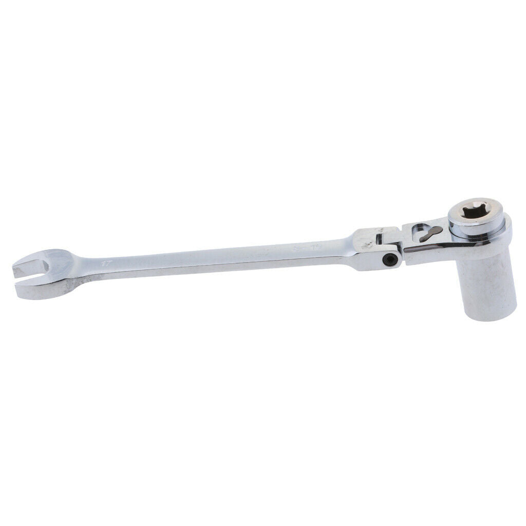 Universal 8-19mm Flex-Head Metric Combination Ratcheting Wrench Hand Tools FOR