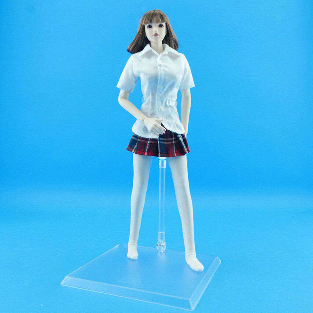 1:6 Scale Short Sleeve Shirt, White for 12inch TBL ,PHICEN ,, Female