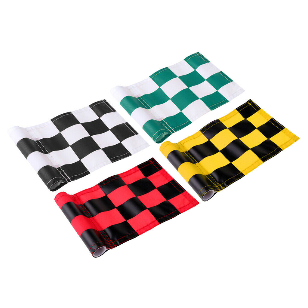 4x Portable Durable Golf Flag Solid Putting Green Marker Flag Backyard