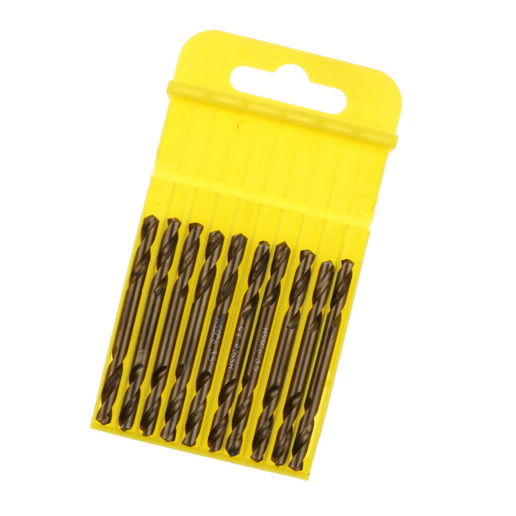 10 Pcs 10 Pcs HSS Drill Bits Double Sided Heavy Duty