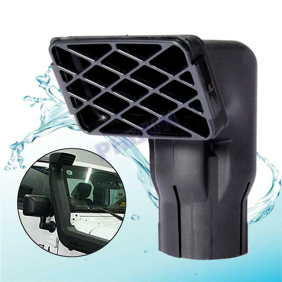 Black Car Air Intake Snorkel Head 3" 76MM Snorkel Universal For SUV Car Off Road