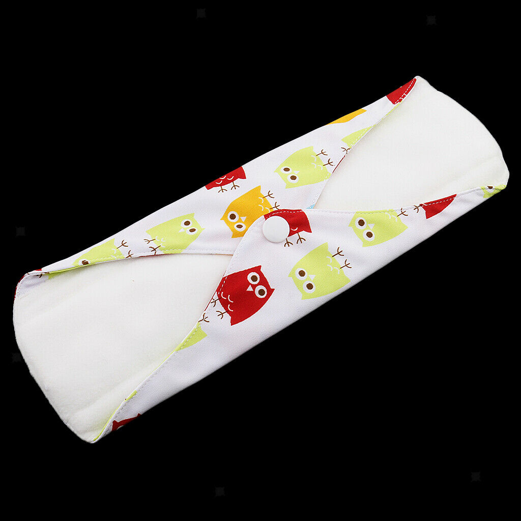 Safety Reusable Washable Cloth Menstrual Pad Women Sanitary Towel Pads 4#