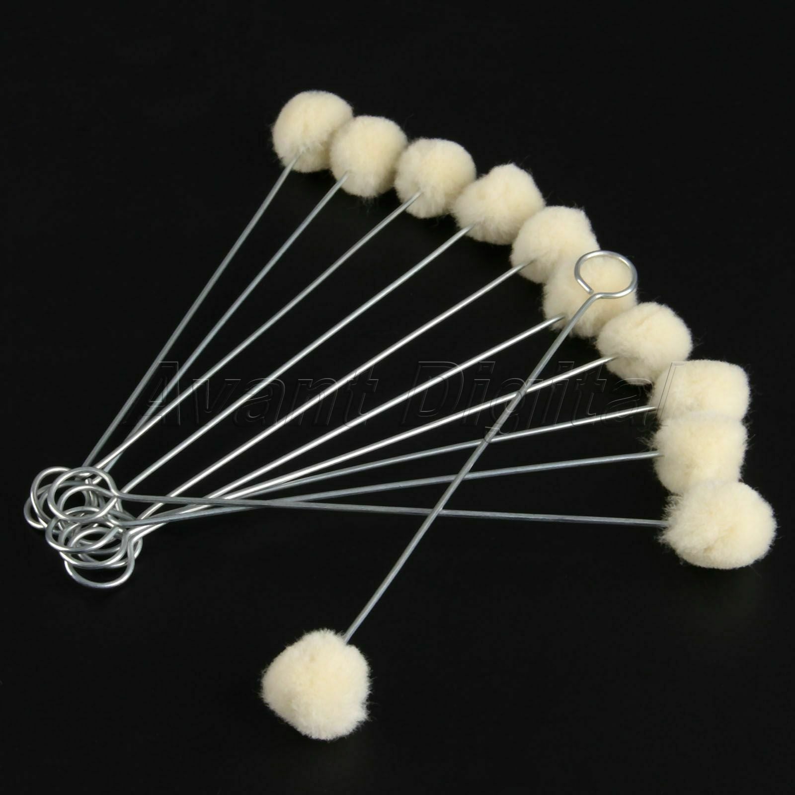 20pcs Leather Alcohol Grease Dyeing Wool Ball Brush For Leather Craft Hand DIY