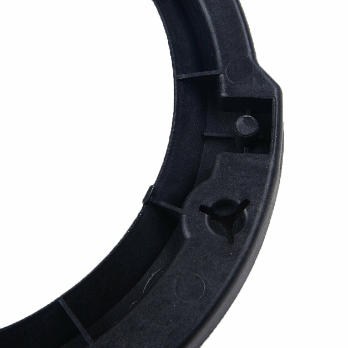 2pcs ABS Black Headlight Mounting Ring Base Fit For Jeep Wrangler JK as