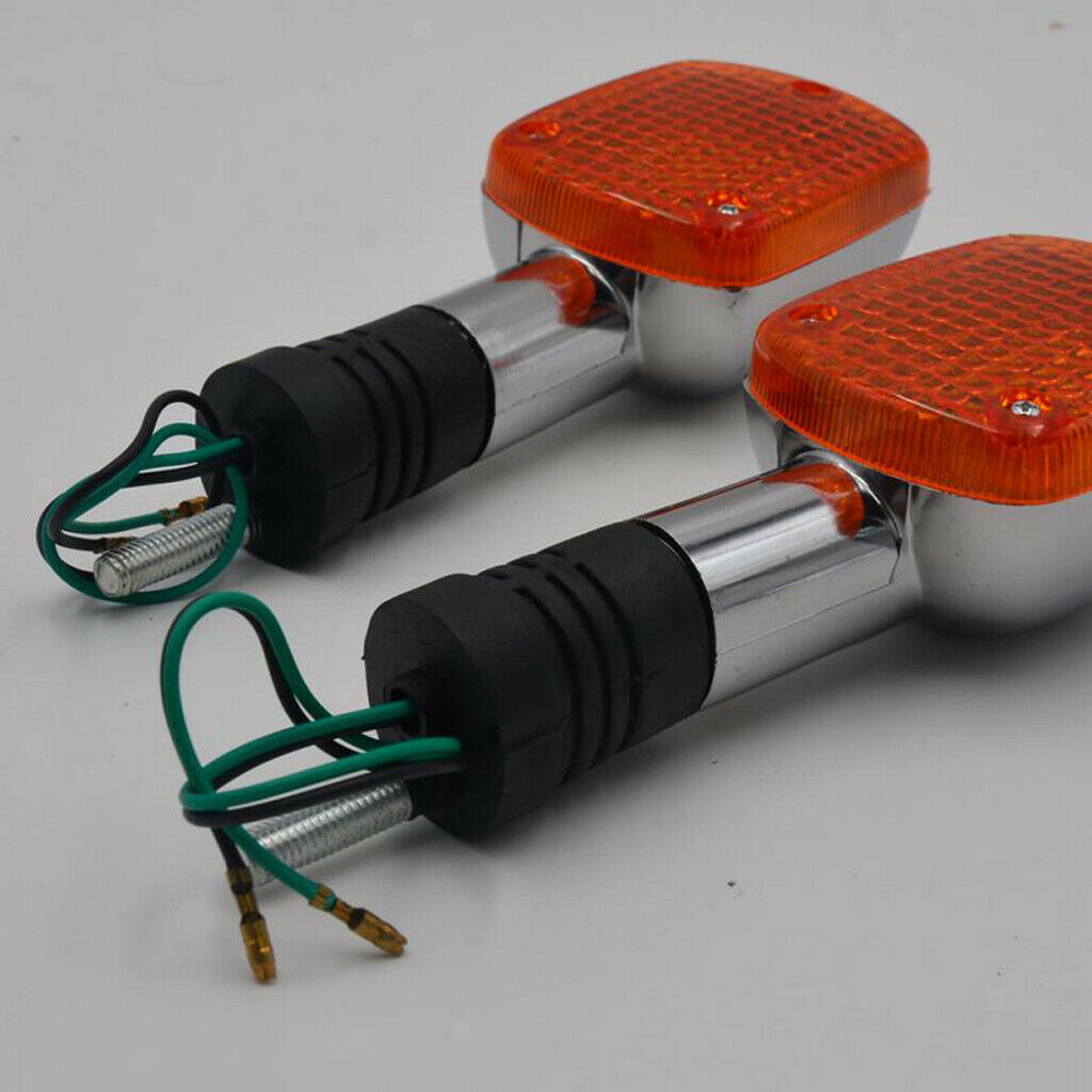 2x Motorbike Turn Signals Blinker Light Indicator For STEED VLX400 VLX600