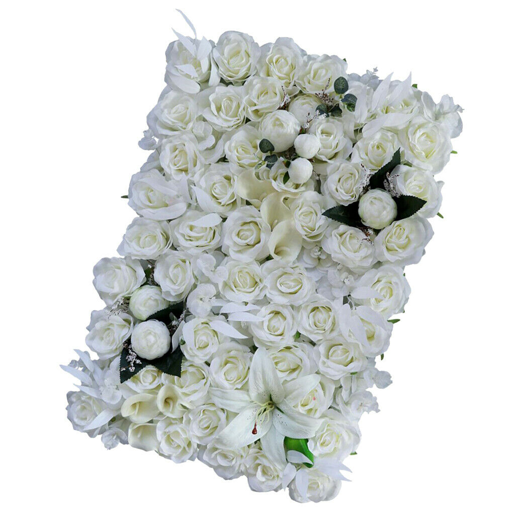 Artificial Mixed Flowers Wall Panels Wedding Venue DIY Art Decor Photo Backdrops