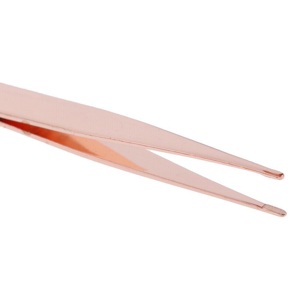 2Pcs/Set Slanted Eyebrow Tweezers Eye Lashes Tweezer Nippers Face Hair Re.l8