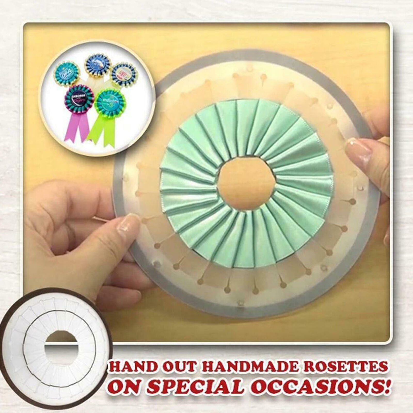 Rosette Maker Large Round Rose Brooch Maker Craft DIY Tools For Patchwork