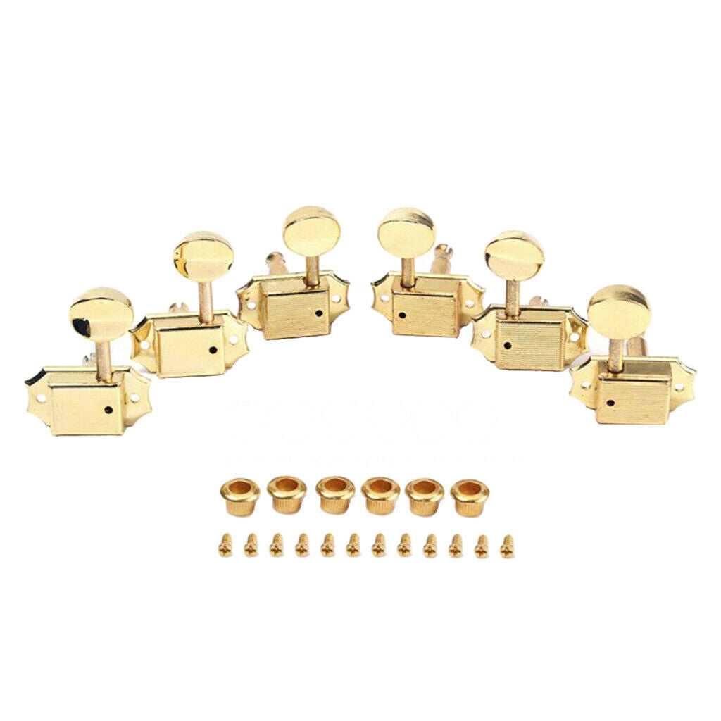 6 Pcs 3R & 3LGuitar String Tuning Peg Tuner Machine Head