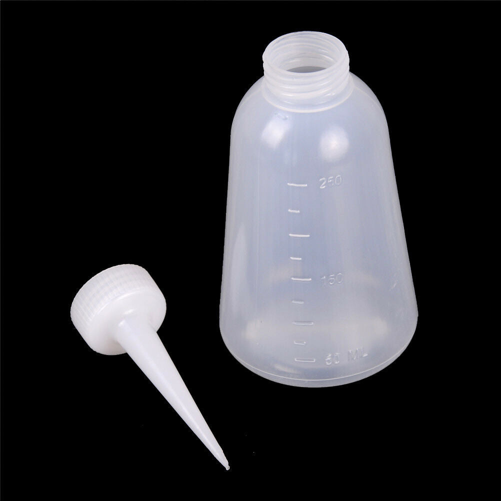 250ml Glue Gel Oil glue pot Liquid Industrial Plastic dispensing Bottle Je.l8