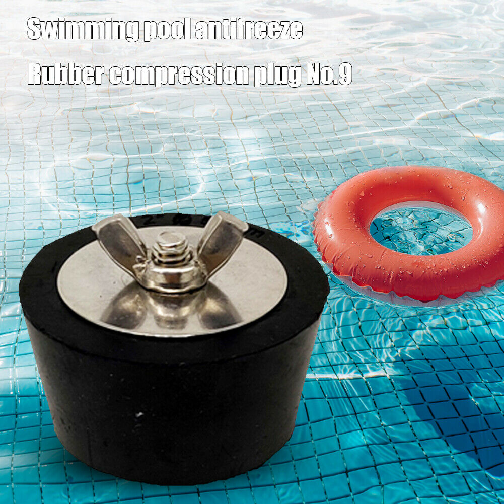 Rubber Expansion Winterizing Stopper Plug Swimming Pool Antifreeze Plugs @