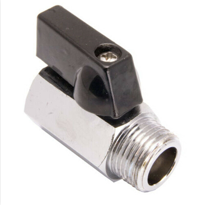Unique New Corrosive Resistance 1/4" Mini Brass Ball Valve - Chrome Plated  SJ